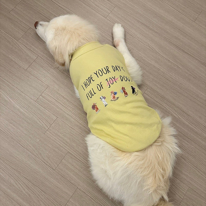 ※予約販売【OOPS! MY DOG】My Quote T（Yellow）