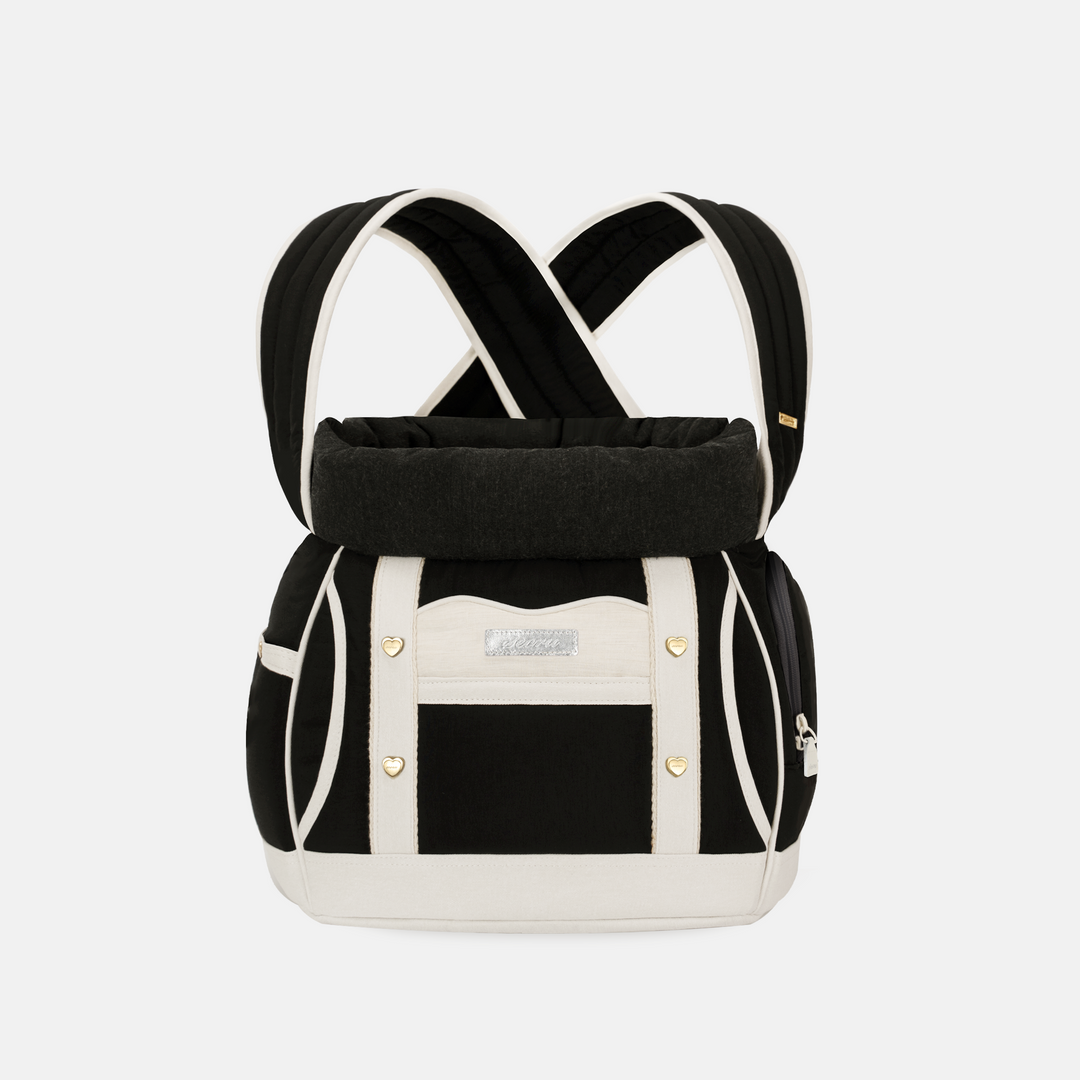 ※予約販売【seoru】Front Bag（Black）｜犬用バッグ