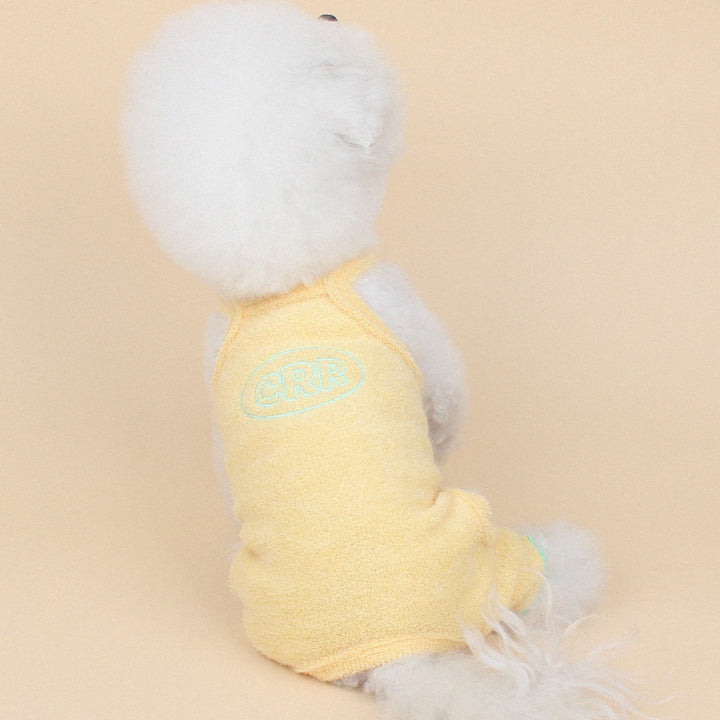 即納【CRR】Spring Candyfluff Strap Top All in one（Yellow）