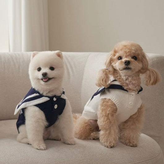 ※予約販売【Bailey】Sailor Pocket Knit（White）