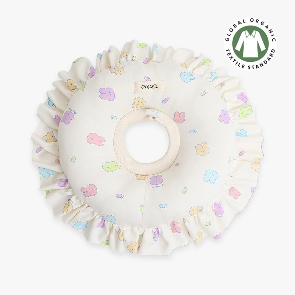 ※予約販売【ITS DOG】Organic Integral Frill Neck Collar (Jelly bunny)