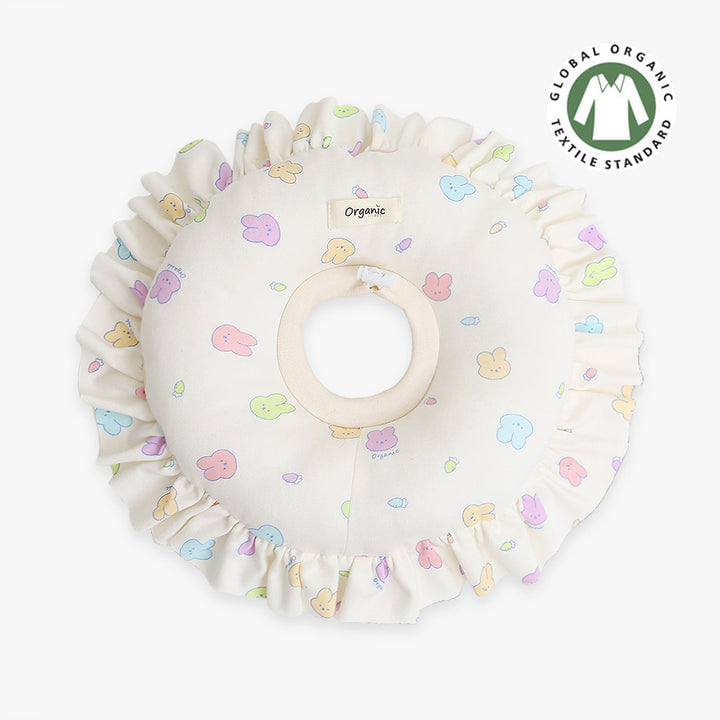 ※予約販売【ITS DOG】Organic Integral Frill Neck Collar (Jelly bunny)