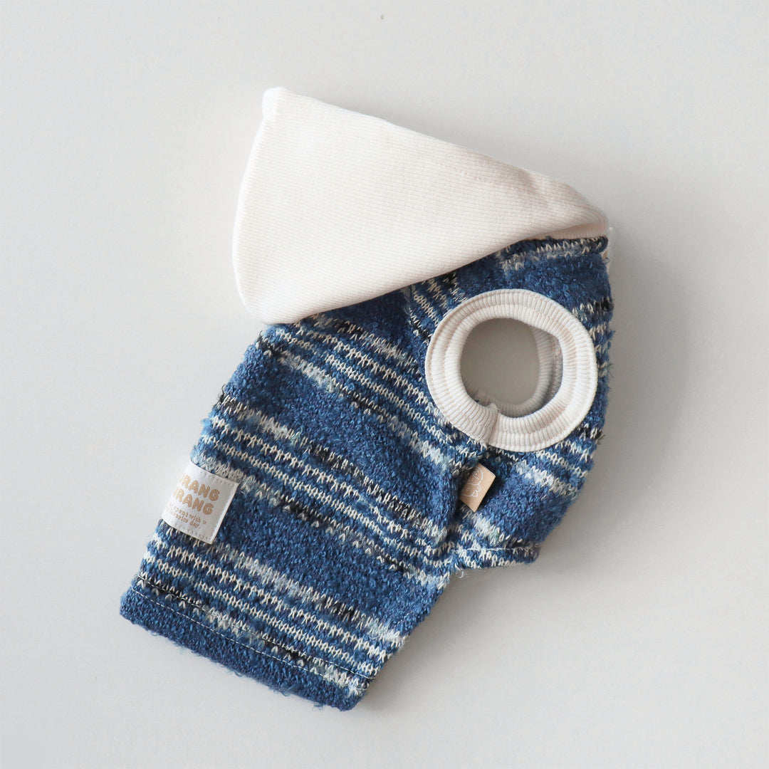 ※予約販売【DURANG RURANG】Snow Boucle Knit（Mellow Blue）