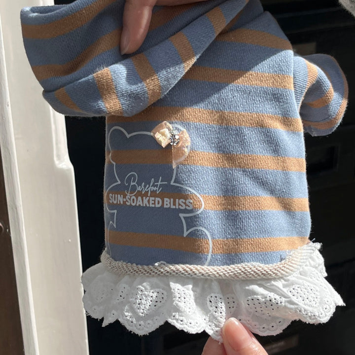 ※予約販売【Hi Yeboo】Bliss Bear Hoodie（Blue）