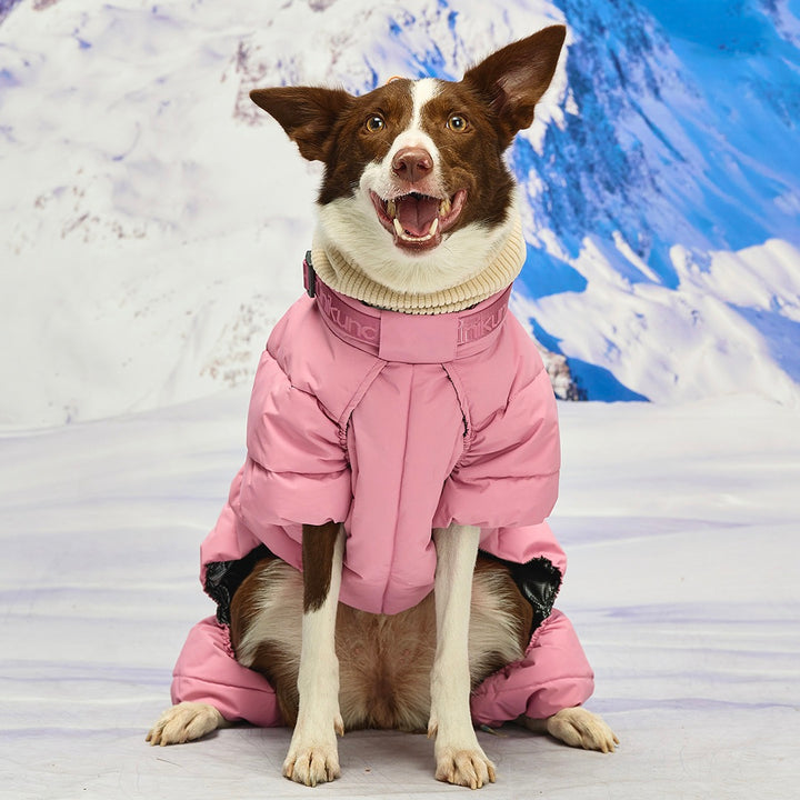 ※予約販売【munikund】Thermal Up Padding Air 2 Overall -（Dusty Pink）