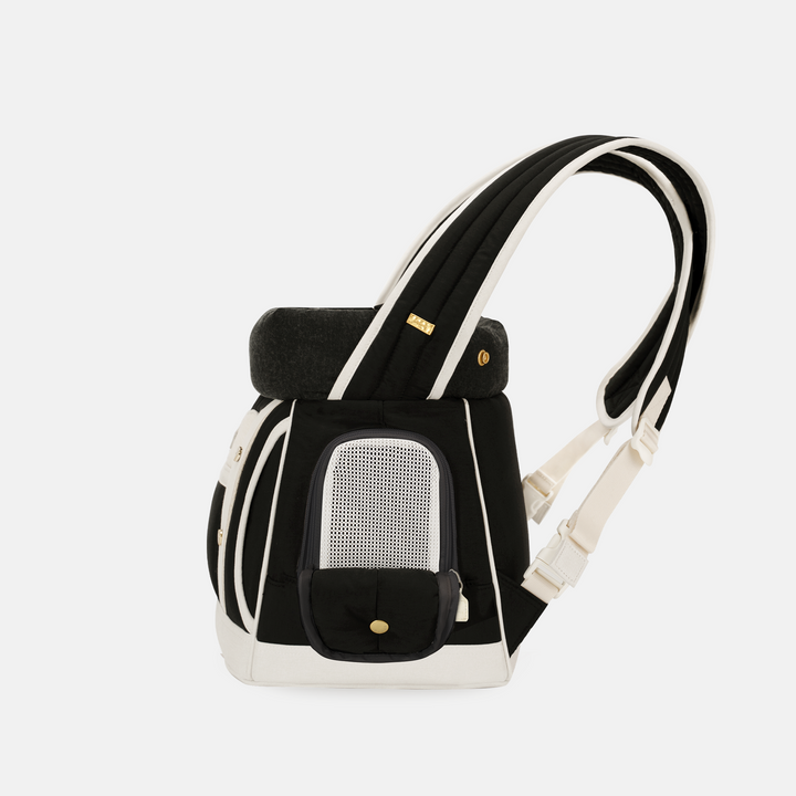 ※予約販売【seoru】Front Bag（Black）｜犬用バッグ