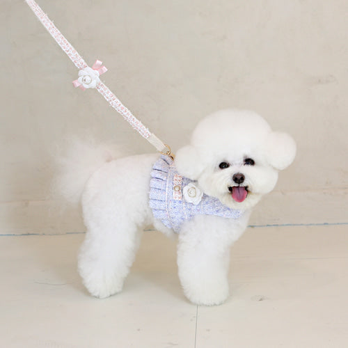 ※予約販売【ITS DOG】Organic Flora Harness (Blue)