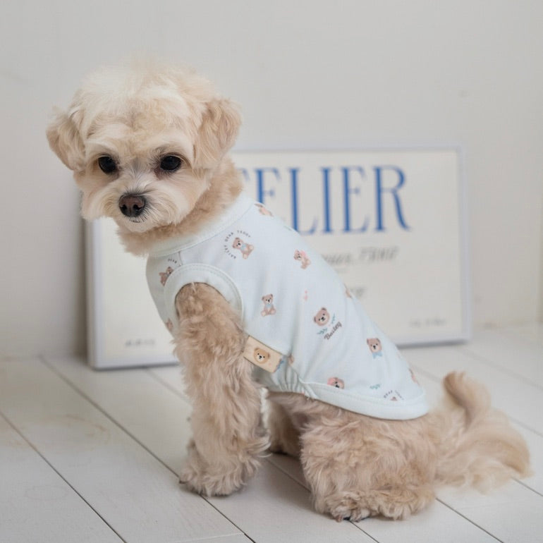 ※予約販売【Bailey】Teddy Sleeveless（Teddy Blue）