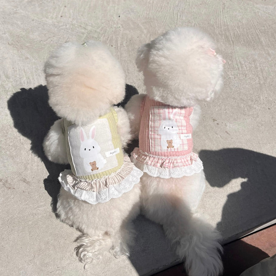 ※予約販売【Hi Yeboo】Koko Bunny Sleeveless（Green / Pink）