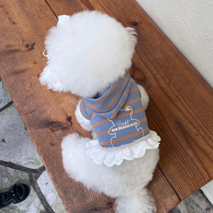 ※予約販売【Hi Yeboo】Bliss Bear Hoodie（Blue）