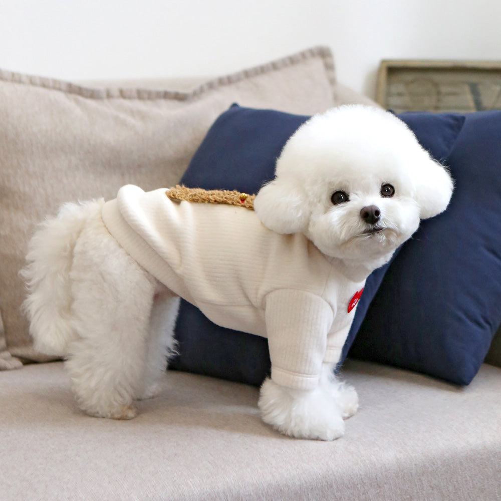 即納【ITS DOG】Poggle sheep fleece t-shirt（2 color）
