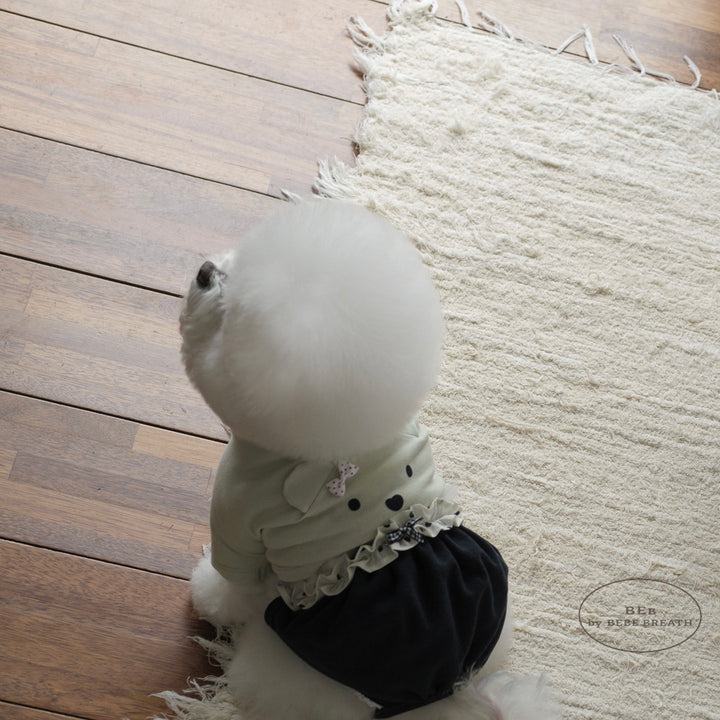 ※予約販売【BeBe Breath】Mumu Bloomer（Dot frill navy）