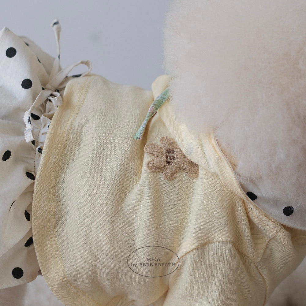 ※予約販売【BeBe Breath】Dot Frill Low rise Skirt