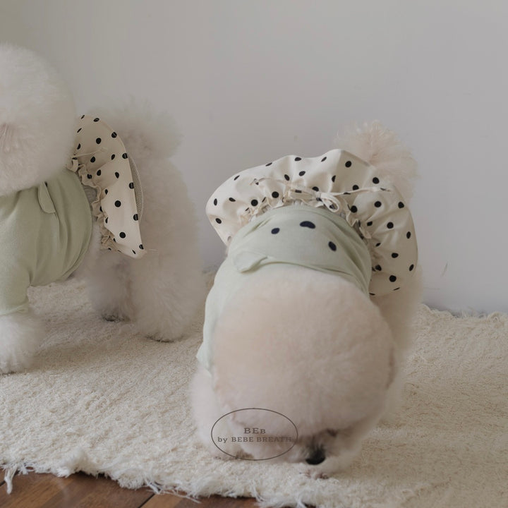 ※予約販売【BeBe Breath】Mumu Dolman Top（Green tea）