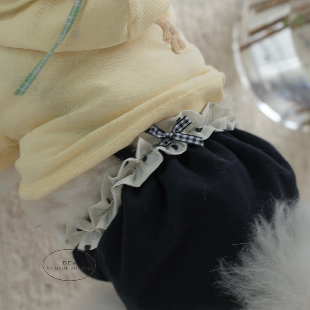 ※予約販売【BeBe Breath】Mumu Bloomer（Dot frill navy）