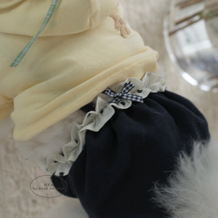 ※予約販売【BeBe Breath】Mumu Bloomer（Dot frill navy）