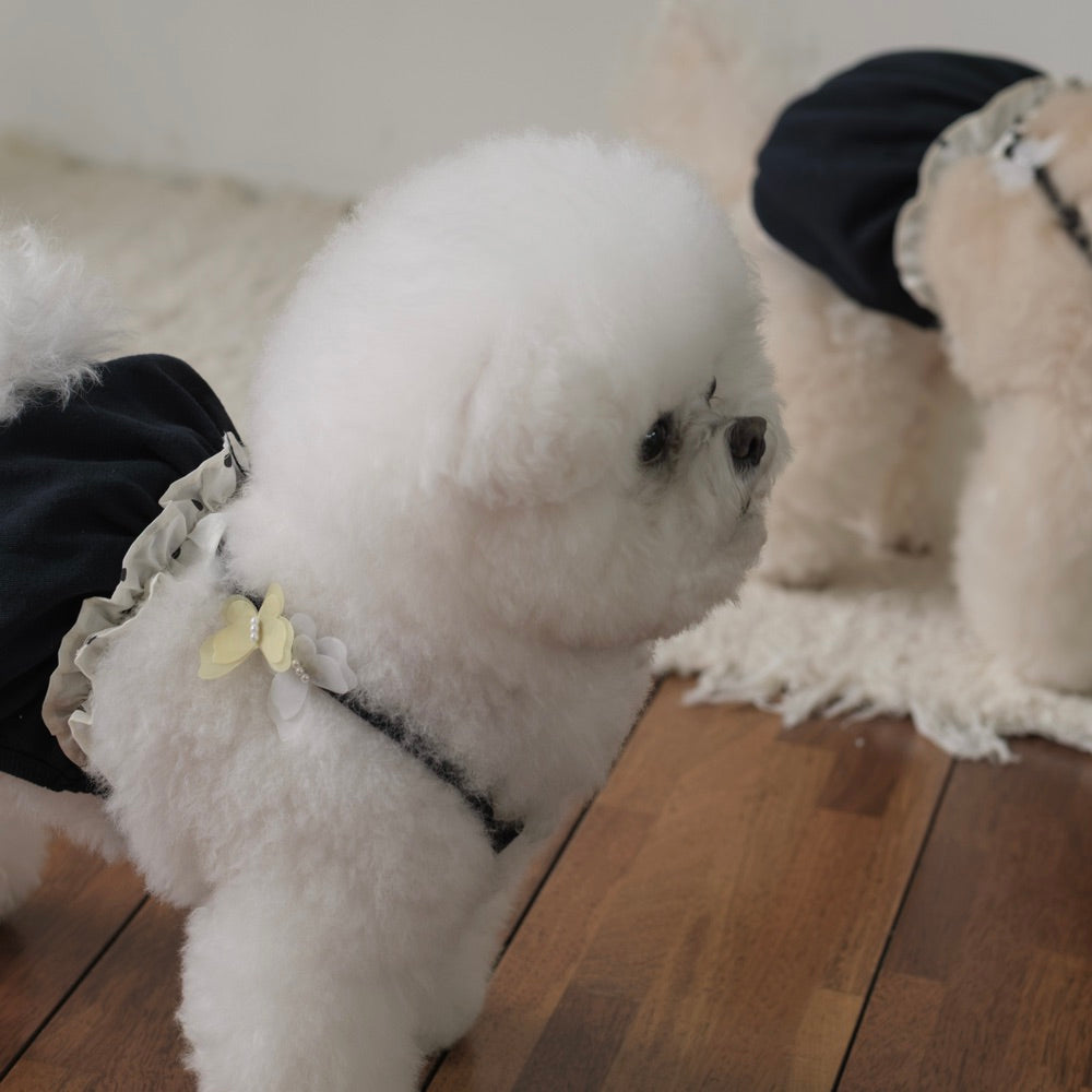 ※予約販売【BeBe Breath】Mumu Bloomer（Dot frill navy）
