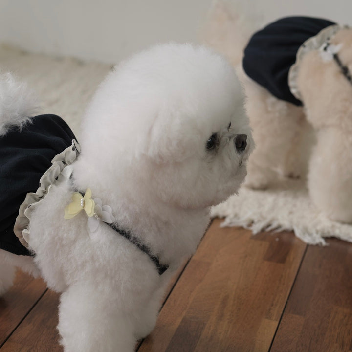 ※予約販売【BeBe Breath】Mumu Bloomer（Dot frill navy）