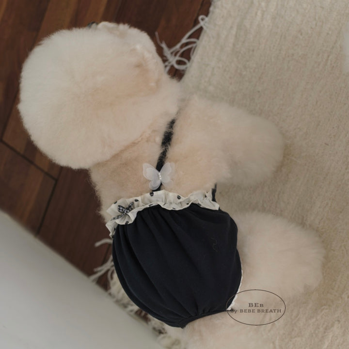 ※予約販売【BeBe Breath】Mumu Bloomer（Dot frill navy）