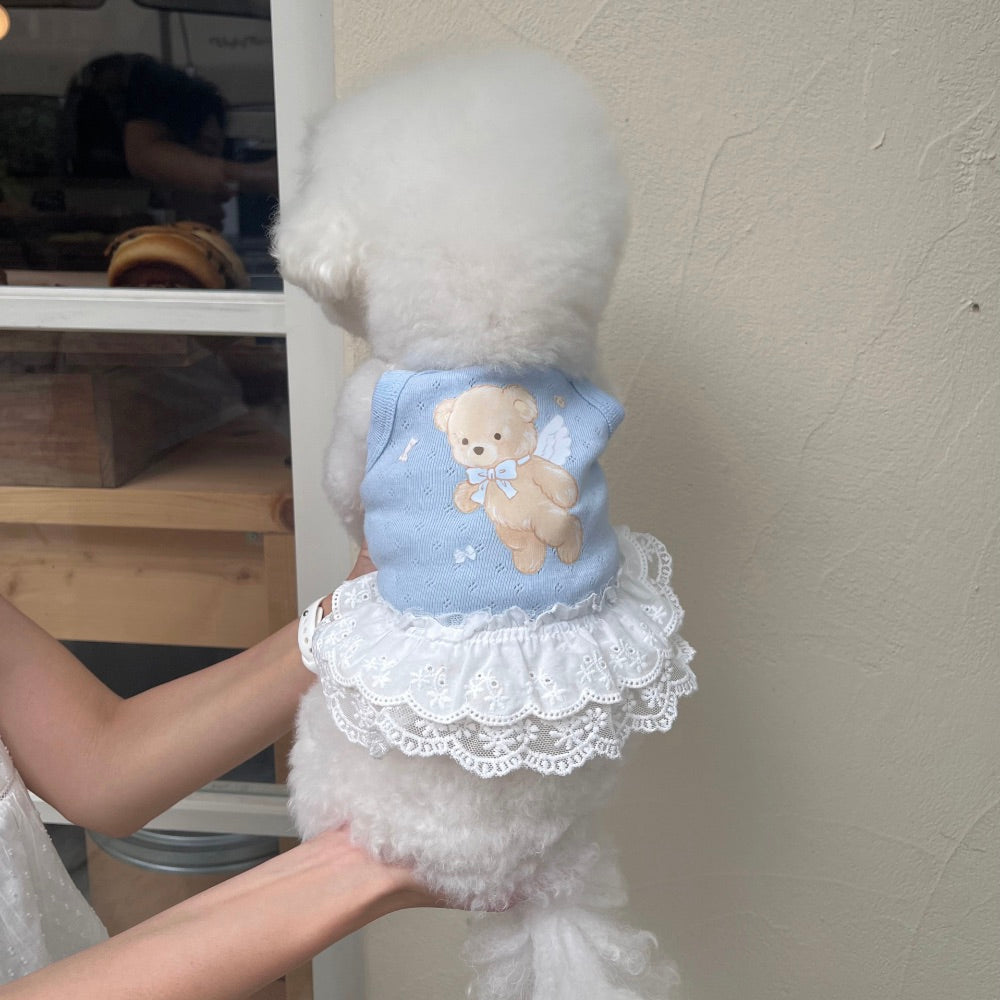 ※予約販売【Hi Yeboo】Cupid Bear Ops（Blue / Brown）