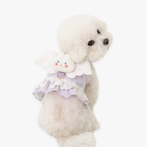 ※予約販売【ITS DOG】Petit Minyong Angel Harness (Violet)
