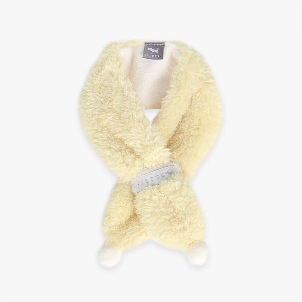 ※予約販売【ITS DOG】Snowball scarf (Yellow)