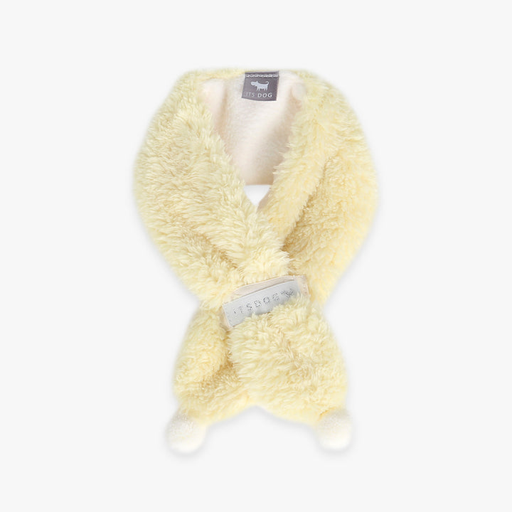 ※予約販売【ITS DOG】Snowball scarf (Yellow)