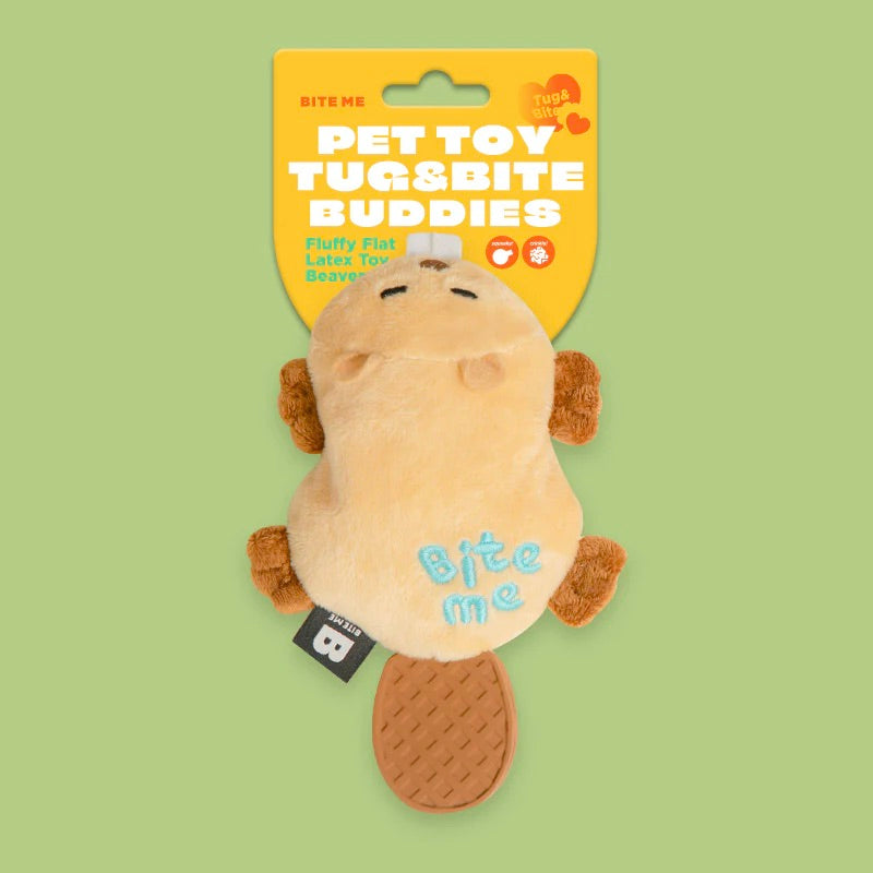 即納【BITE ME】Fluffy Flat Latex Toy（2 types）