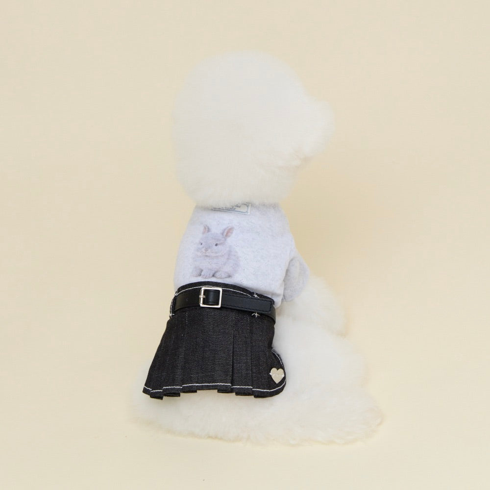 ※予約販売【meaningless】Birthday Skirt（Denim）