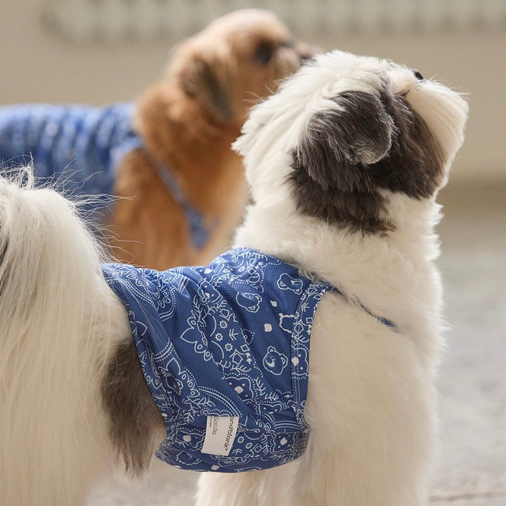 即納【andblank】Joy Bear Bandana Bug Guard Cooling Sleeveless