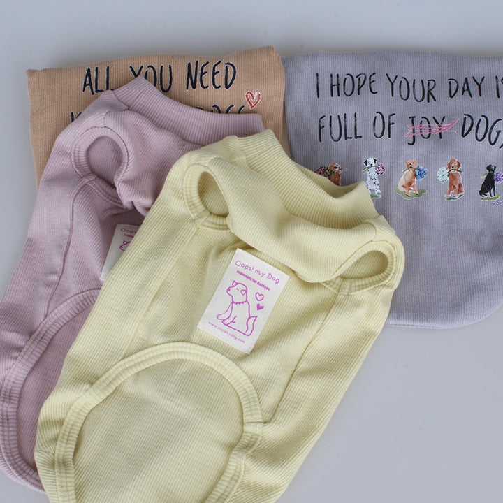 ※予約販売【OOPS! MY DOG】My Quote T（Yellow）