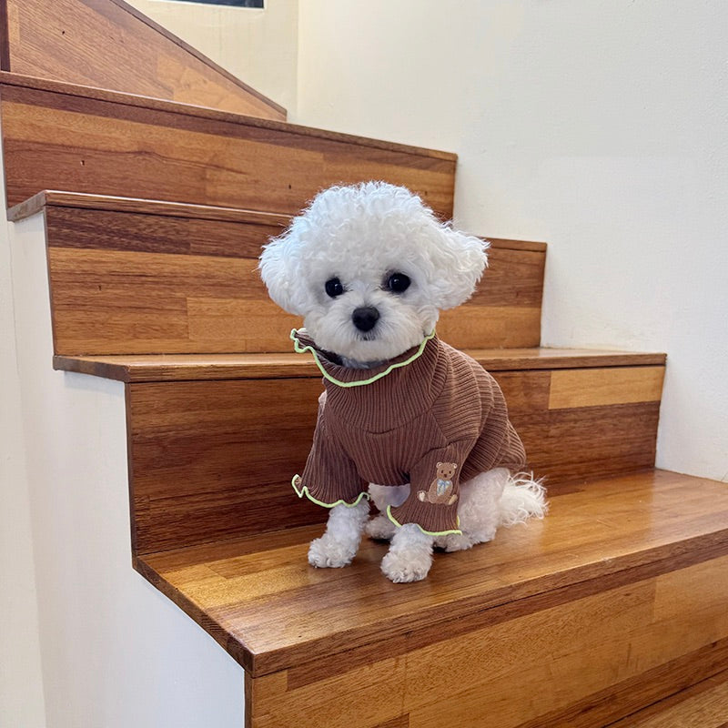 即納【OOPS! MY DOG】My Teddy Knit T（Brown）