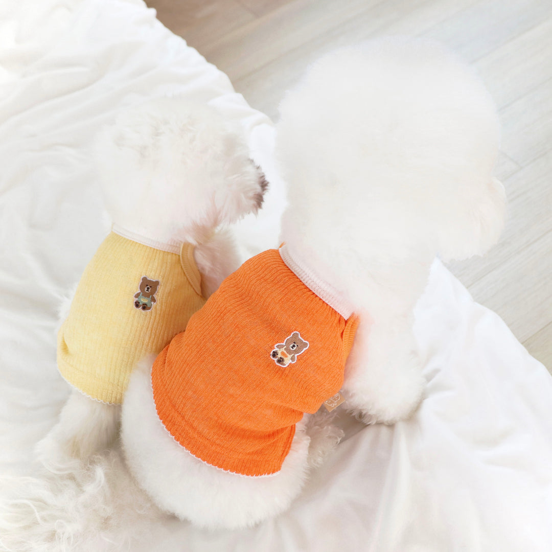 ※予約販売【DURANG RURANG】Summer Bear Breeze Top（Orange）