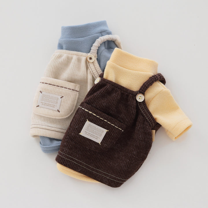 ※予約販売【DURANG RURANG】pocket knit bisutye(ブラウン)
