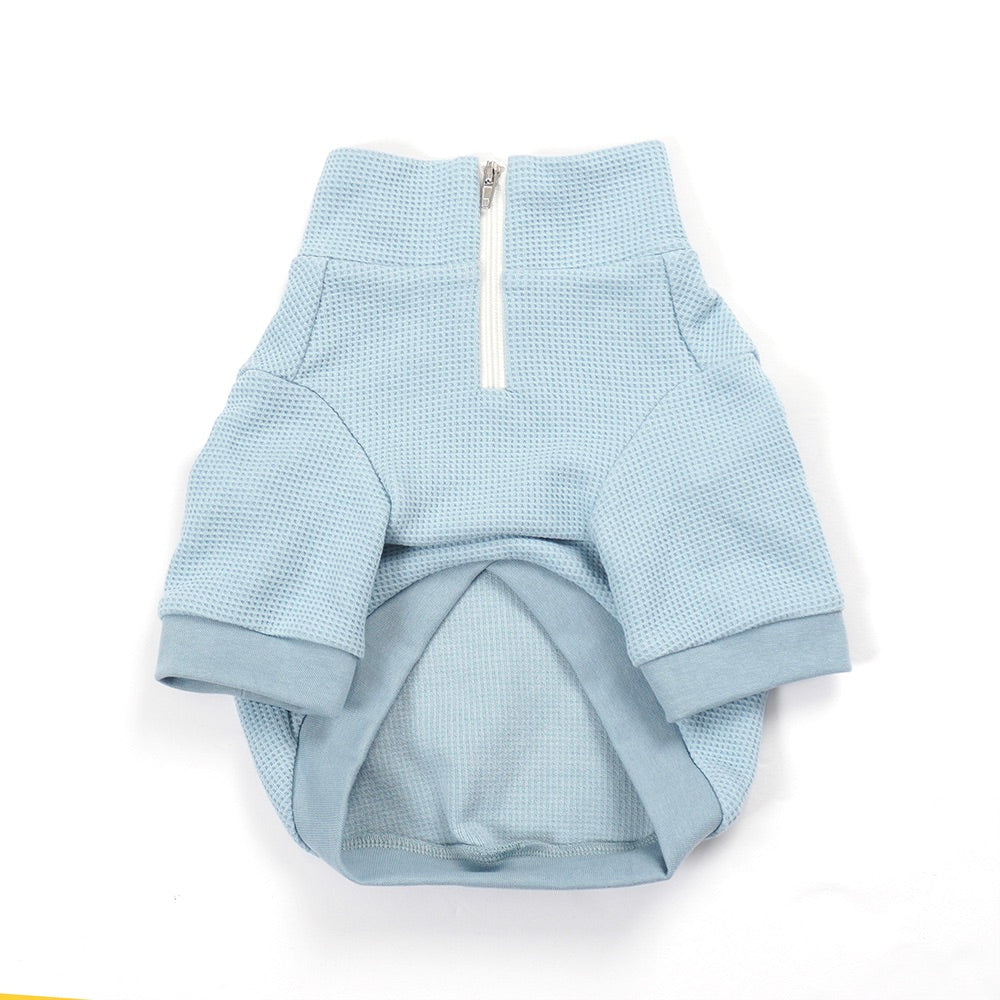 即納【noonoosoom】Half zip up（Light Blue）