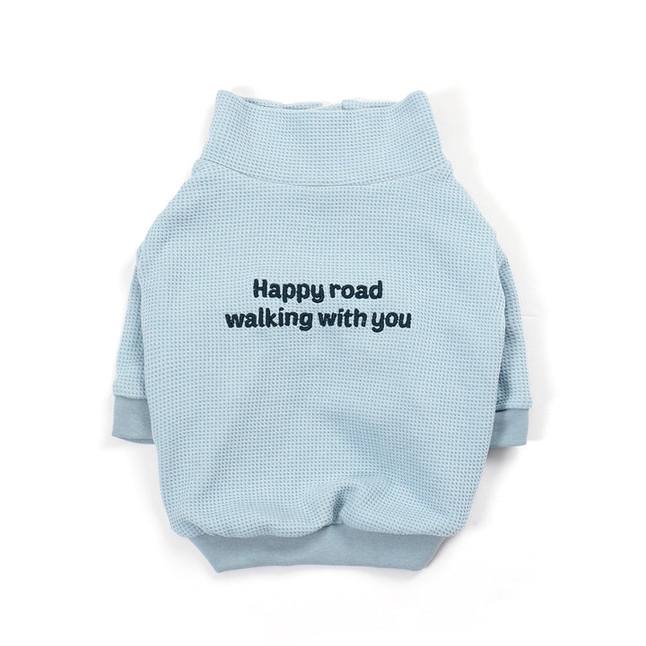 即納【noonoosoom】Half zip up（Light Blue）