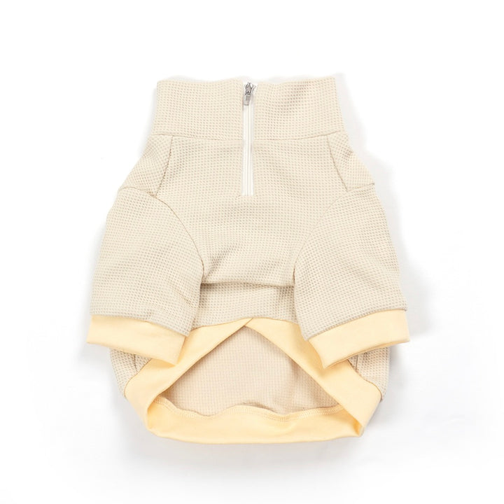 即納【noonoosoom】Half zip up（Butter）