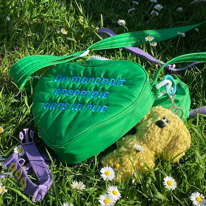 ※予約販売【noonoosoom】Heart bag（Green）