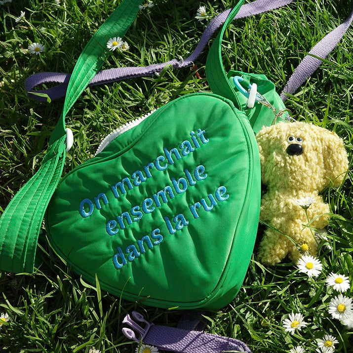 ※予約販売【noonoosoom】Heart bag（Green）