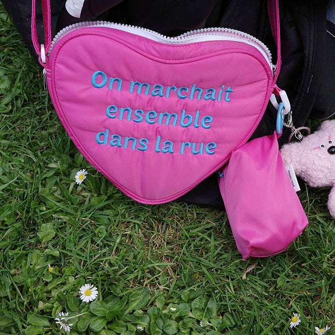 ※予約販売【noonoosoom】Heart bag（Pink）