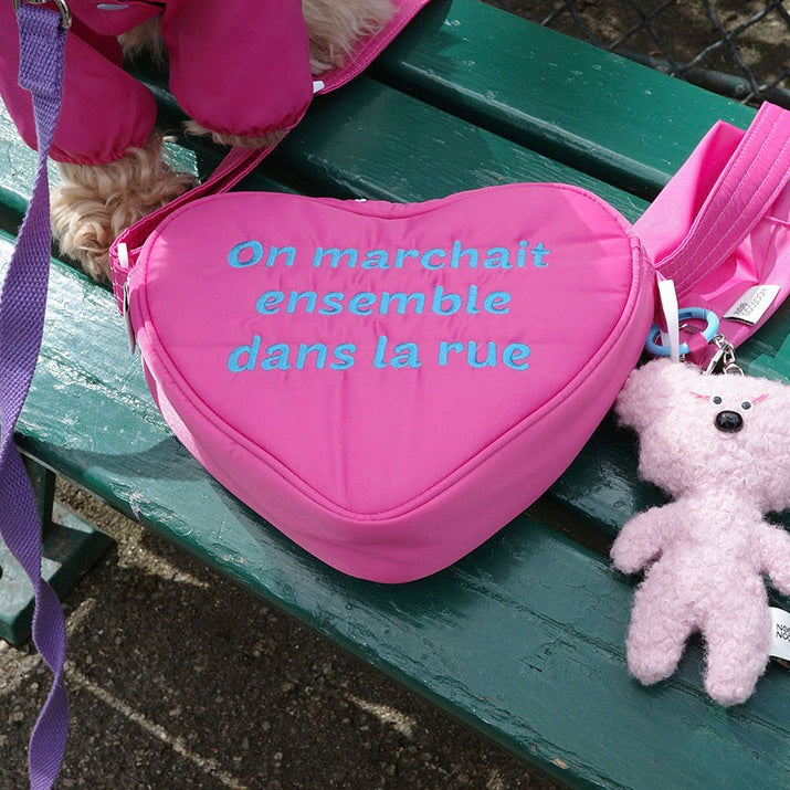 ※予約販売【noonoosoom】Heart bag（Pink）