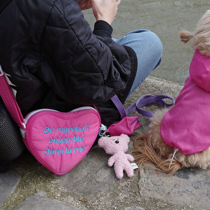 ※予約販売【noonoosoom】Heart bag（Pink）