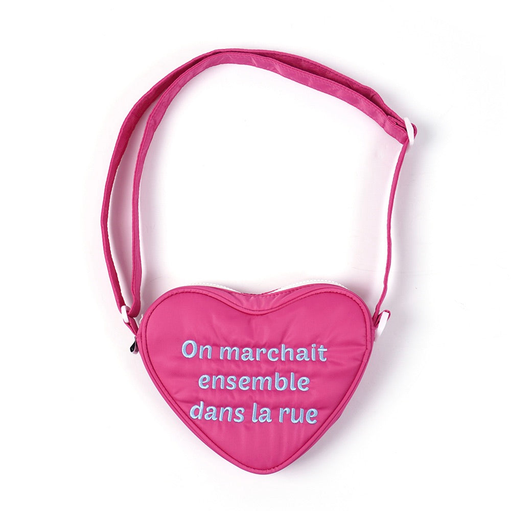 ※予約販売【noonoosoom】Heart bag（Pink）