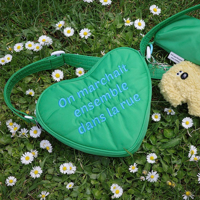 ※予約販売【noonoosoom】Heart bag（Green）