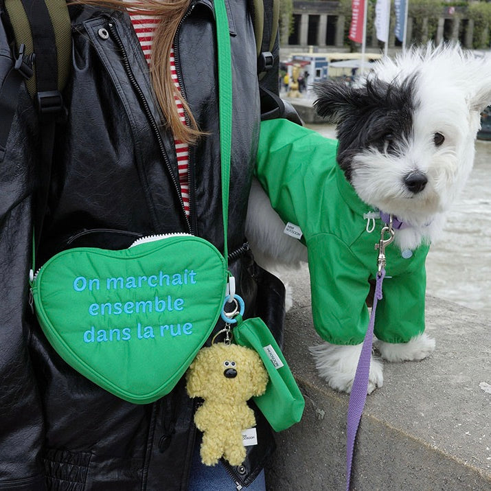 ※予約販売【noonoosoom】Heart bag（Green）