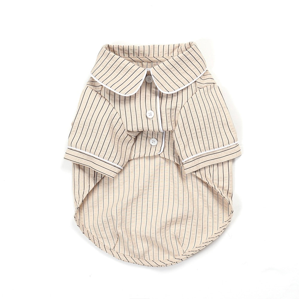 即納【noonoosoom】Stripe pajama（Beige）