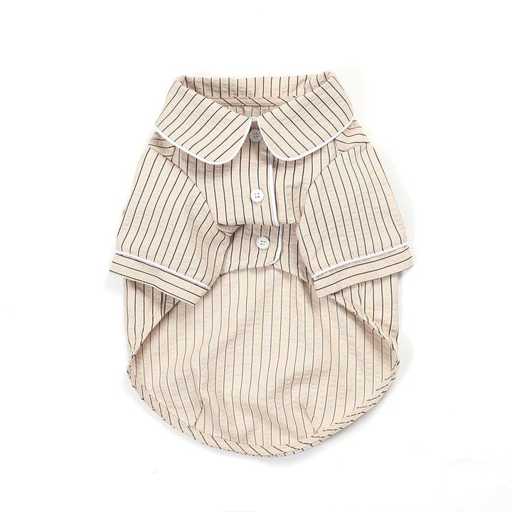 即納【noonoosoom】Stripe pajama（Beige）