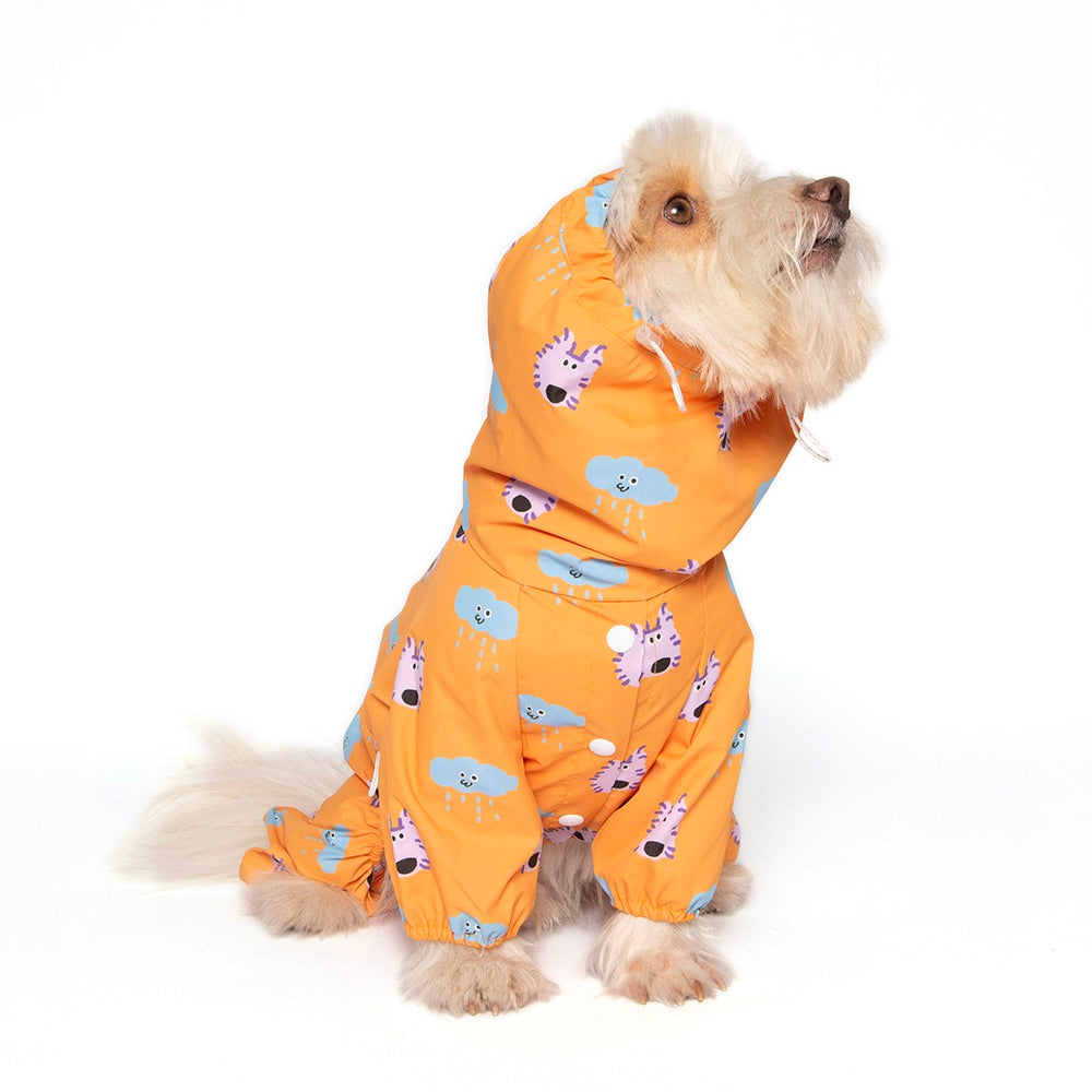 即納【noonoosoom】Noonoo Buddy Rain Suit（Orange）