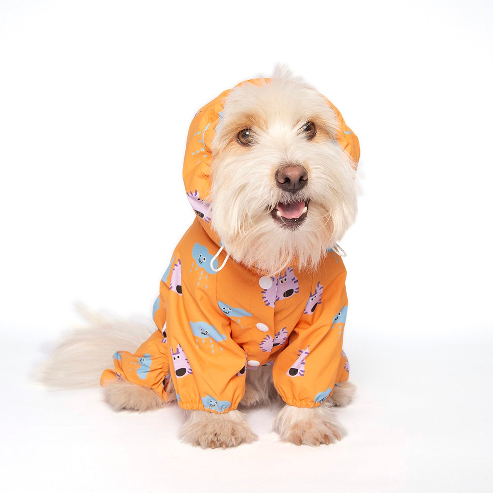 即納【noonoosoom】Noonoo Buddy Rain Suit（Orange）