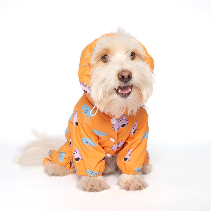 即納【noonoosoom】Noonoo Buddy Rain Suit（Orange）